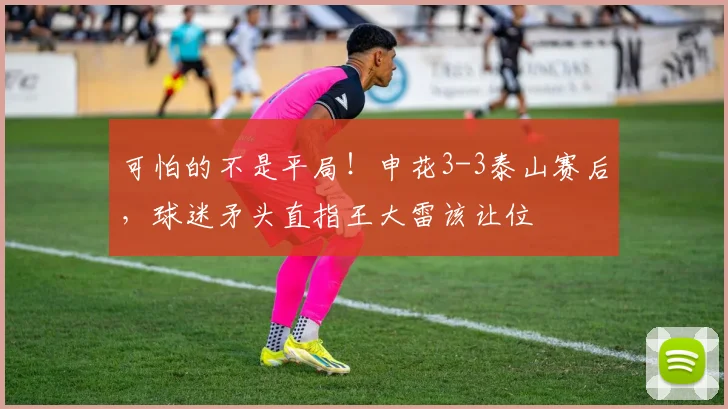 可怕的不是平局!申花3-3泰山赛后,球迷矛头直指王大雷该让位