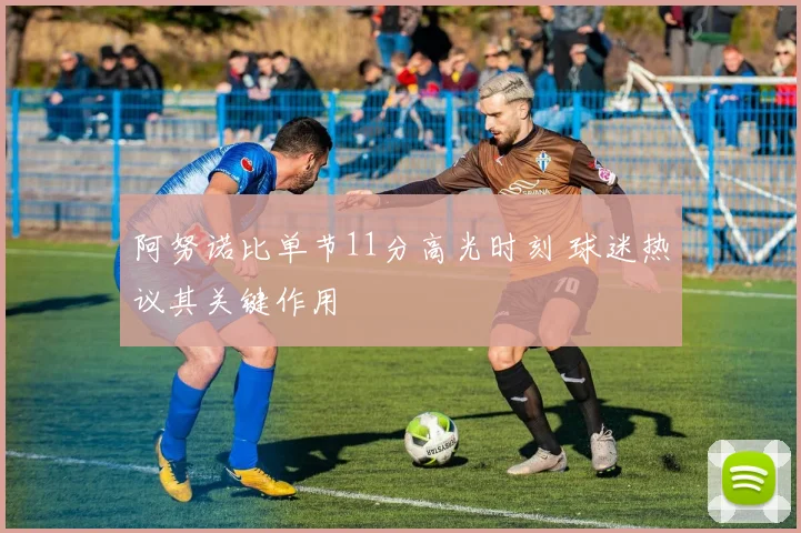 阿努诺比单节11分高光时刻 球迷热议其关键作用
